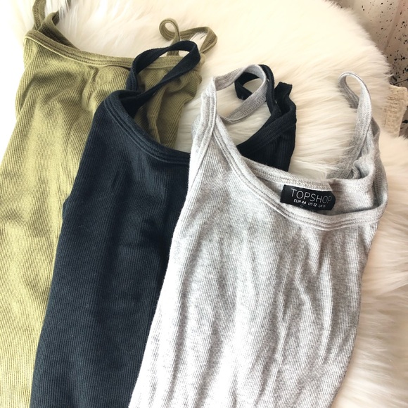 Topshop Tops - Topshop Tank Tops.  Set of 3